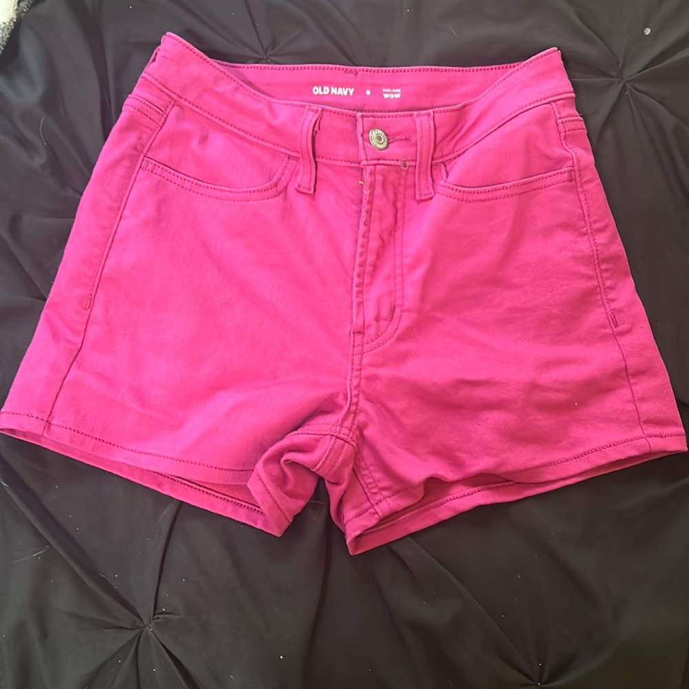 High-Waisted Wow Jean Shorts